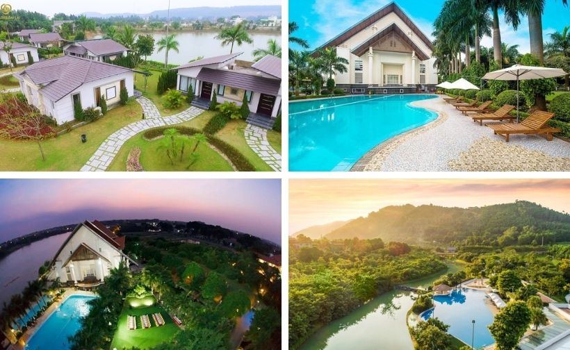 Top 20 Resort biệt thự villa gần Hà Nội giá rẻ đẹp có hồ bơi quanh ngoại thành