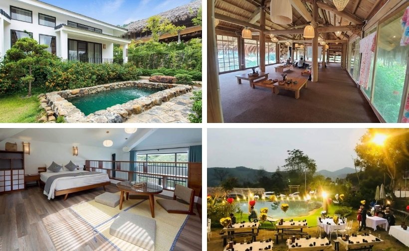 Top 10 Resort biệt thự villa Hòa Bình Mai Châu giá rẻ view núi đẹp có hồ bơi