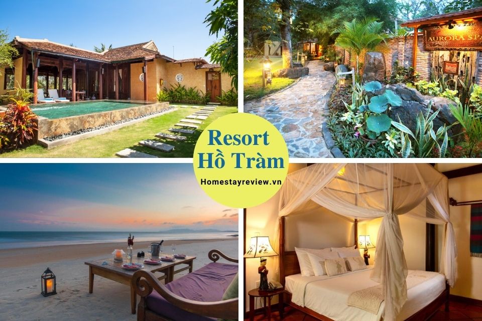 Top 35 Resort biệt thự villa homestay Hồ Tràm Hồ Cốc Bình Châu Long Hải Xuyên Mộc