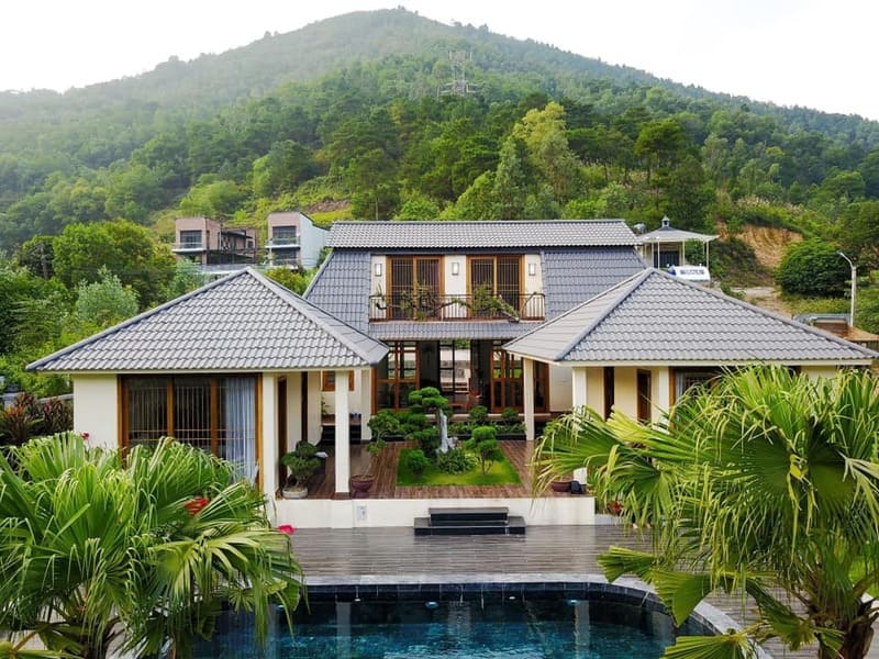 Top 10 Homestay hồ Đồng Đò giá rẻ view đẹp có hồ bơi sân vườn làm BBQ